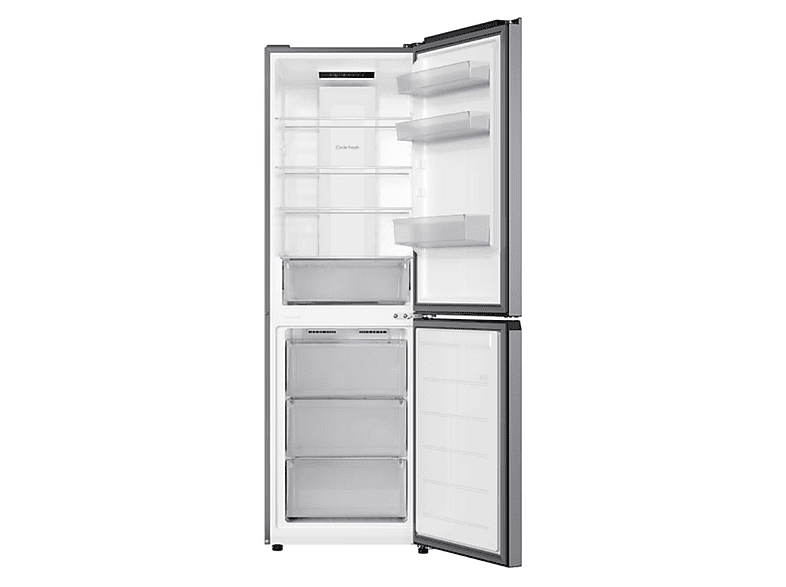 Frigorífico combi - Candy CNCQ2T6S18DX, No Frost, Total No Frost, Altura 185 cm, Capacidad 315 l, Acero inoxidable
