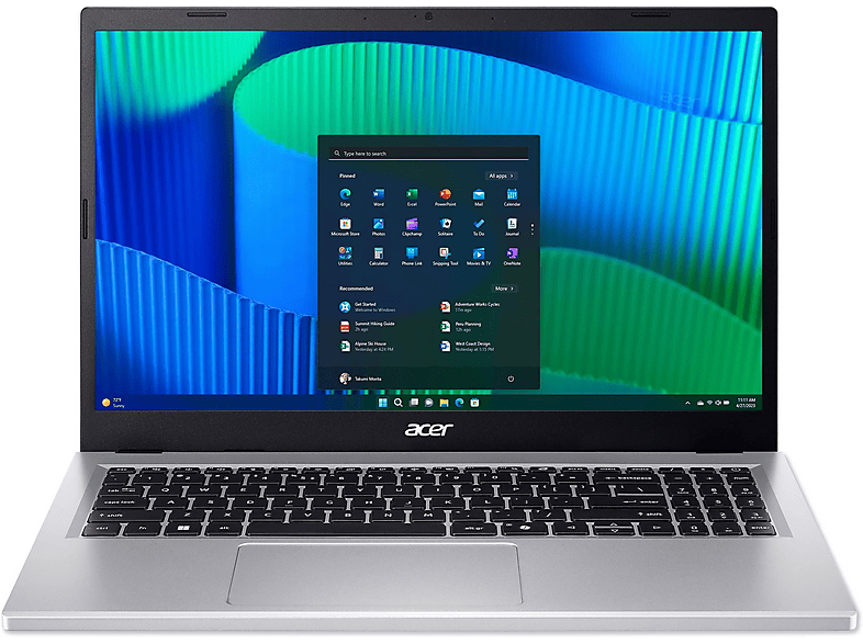 Portátil - Acer Extensa 15 EX215-57, 15,6 " Full-HD, Intel Core i7-13620H, 16 GB RAM, 1 TB SSD, UHD Graphics, Windows 11 Home, Plata