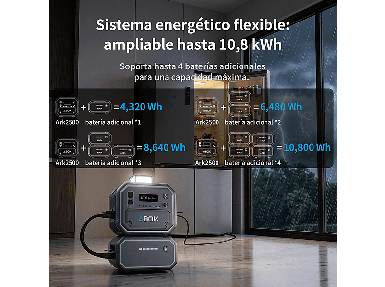 Estación de energía portátil - Abok Ark2500 (ref. 177799950)