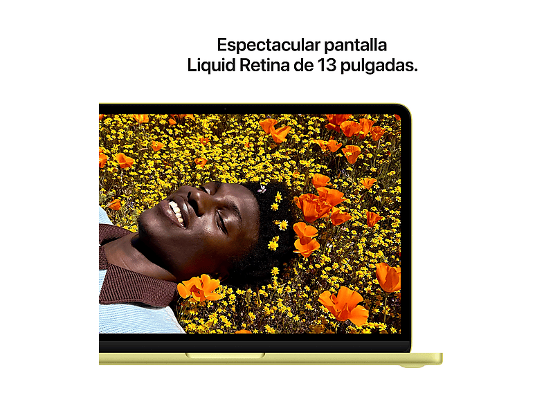 Portátil - Apple MacBook Neo, 13 " Retina, Chip A18 Pro de Apple, 8 GB RAM, 512 GB SSD, HD 500, macOS, idioma del teclado: ES, Cítrico