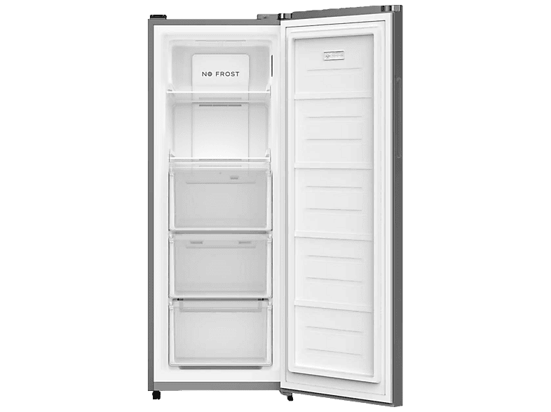 Congelador vertical - Jocel JCV163NFI, 143 cm, Gris