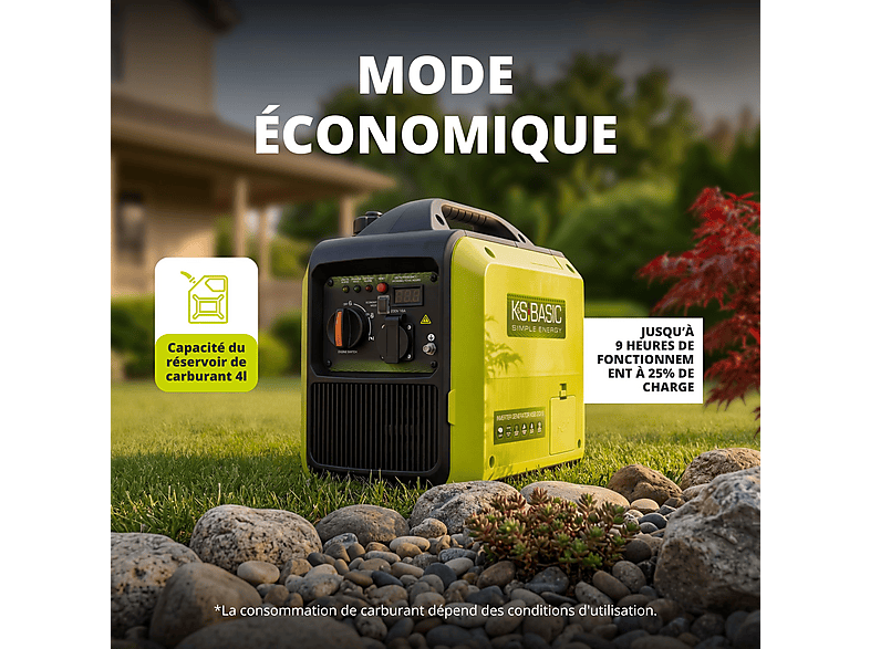 Generador de energía - Könner & Söhnen Generador inverter KSB 20i S
