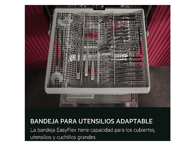 Lavavajillas integrable 60 cm - AEG Serie 6000 GI6200B2SN, 14 servicios, 8 programas, 59,6 cm