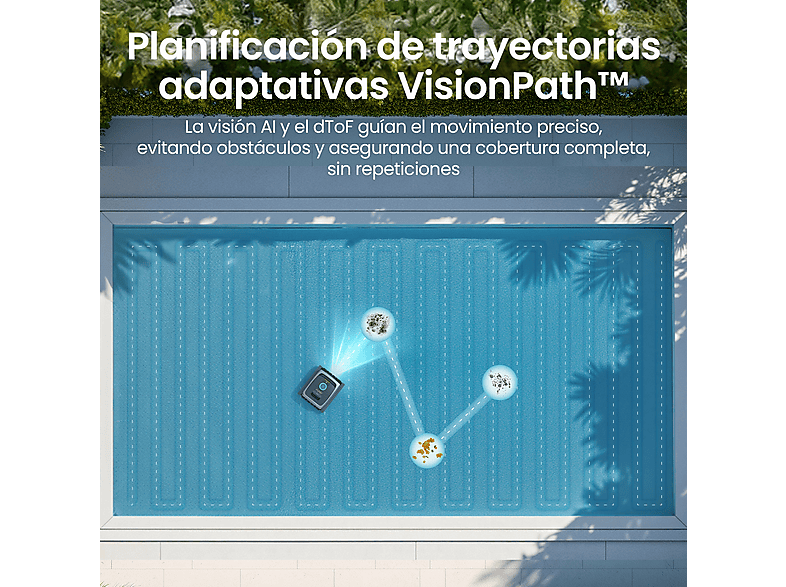 Robot limpiafondos - Aiper Scuba V3 Robot Limpiafondos de piscina de batería sin cable AIPER, negro