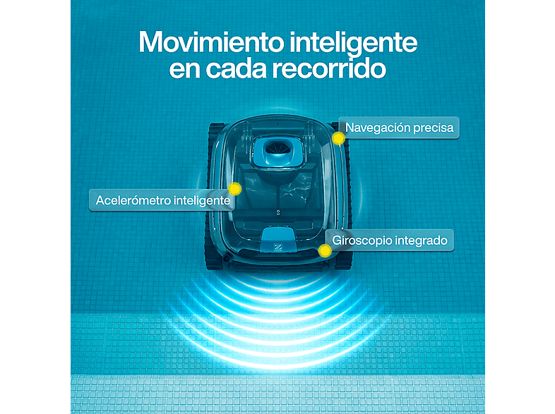 Robot limpiafondos - Zodiac CNX 30 iQ, Plata