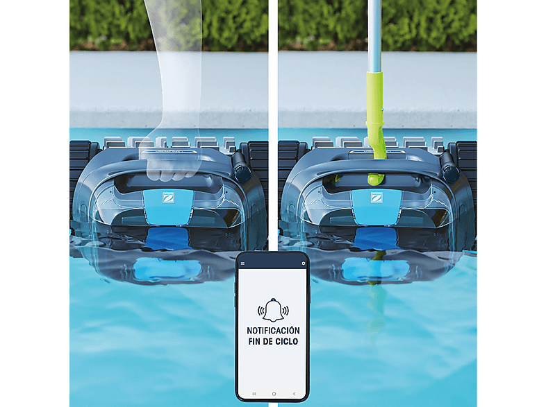 Robot limpiafondos - Zodiac - Freedom + Control Robot limpiafondos sin cable para piscina ZODIAC, Gris