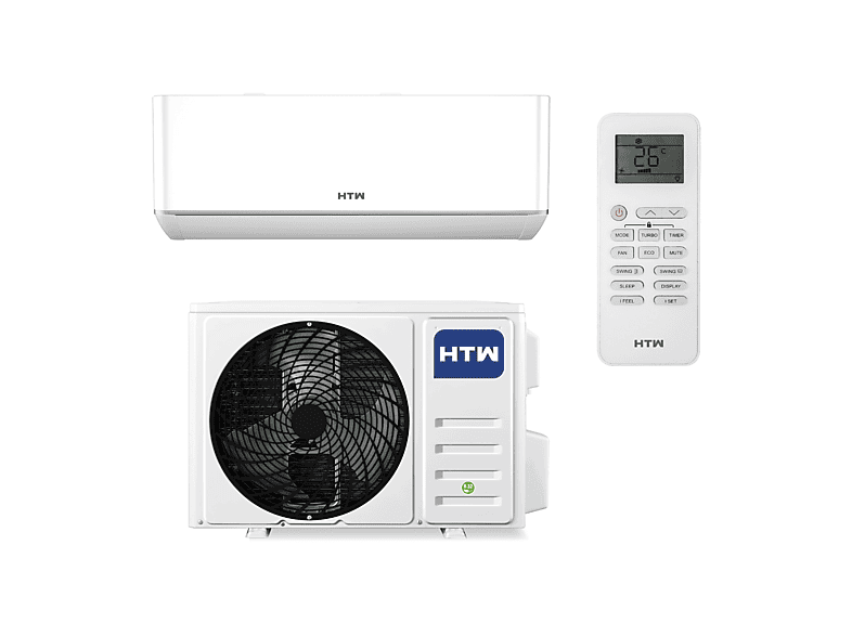 Aire acondicionado Split 1x1 - Htw NORDIC Inverter 3000 frigorias 3.5 kW WIFI incluido, blanco