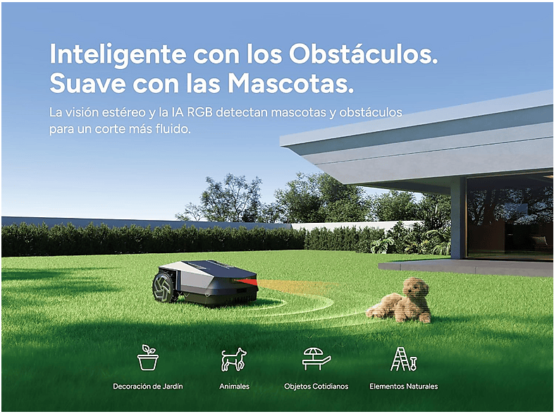 Robot cortacésped - Igarden, Z4 sin Cable Inver X Serie Z — RTK + IA, hasta 1500 m² IGARDEN, Negro