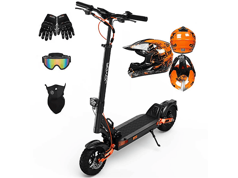 Patinete eléctrico - Joyor T6D, Pot. máx. 600 W, Carga máx. 120 kg, negro (ref. 179048029)