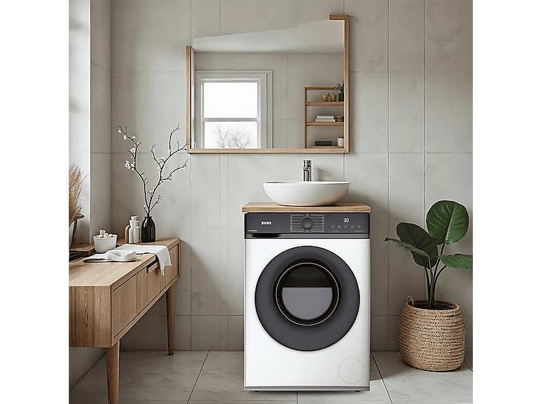 Lavadora carga frontal - Svan SL7205AIDV, 7 kg, 11 programas, Blanco