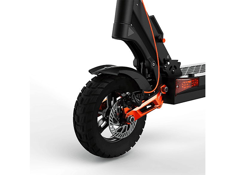 Patinete eléctrico - Joyor T6D, Pot. máx. 48 V, Carga máx. 120 kg, 18 mAh, Negro