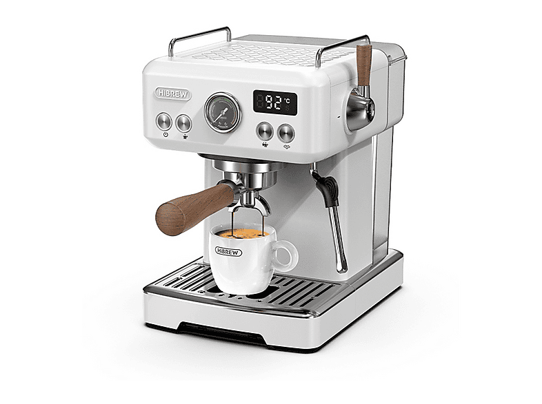 Cafetera Express - Hibrew H10 PLUS, 20 bar, 1230 W, Blanco