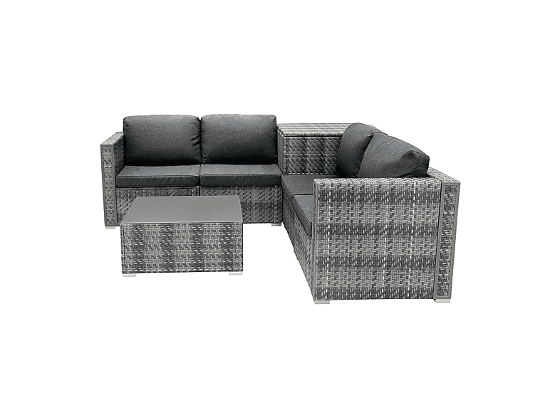 Conjunto de jardín - Monster 6 Piezas, 200 cm x 200 cm x 63 cm, Gris