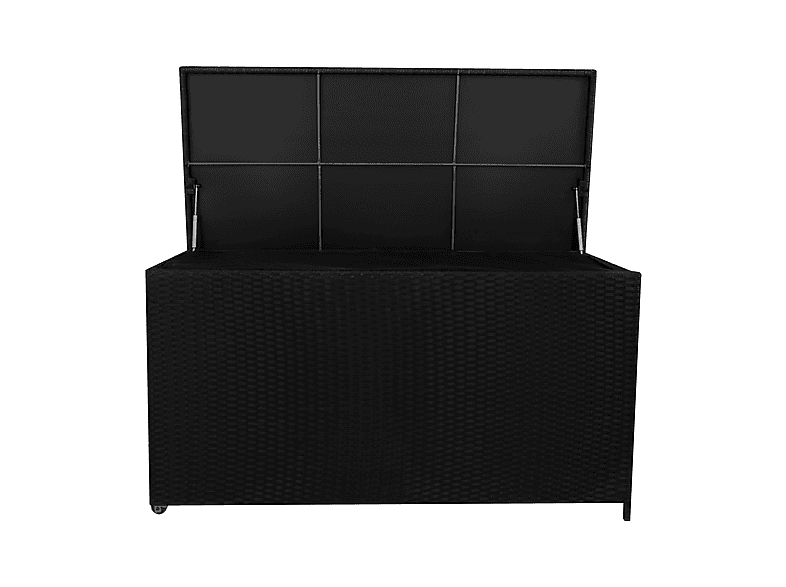 Baúl de exterior - Monster 700L, 155 cm x 69 cm x 80,5 cm, Negro