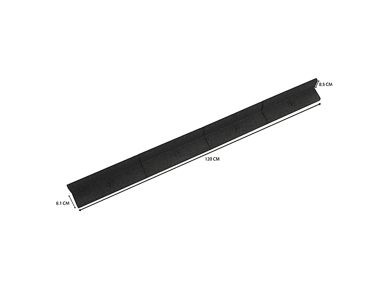 Borde de jardín flexible - Monstershop Flexible, Negro (ref. 179480279)