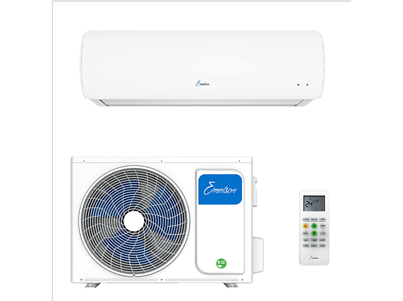 Split 1x1 - Htw EMELSON IST3BWF 4500 frigorías Inverter A+++ WIFI incluido, 18000 fg/h, White