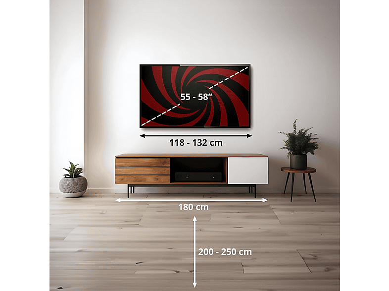 TV QLED 55" - Samsung TQ55LS03HAUXXC, QLED 4K, NQ4 AI Gen2 Processor, Smart TV, DVB-T2 (H.265), Negro