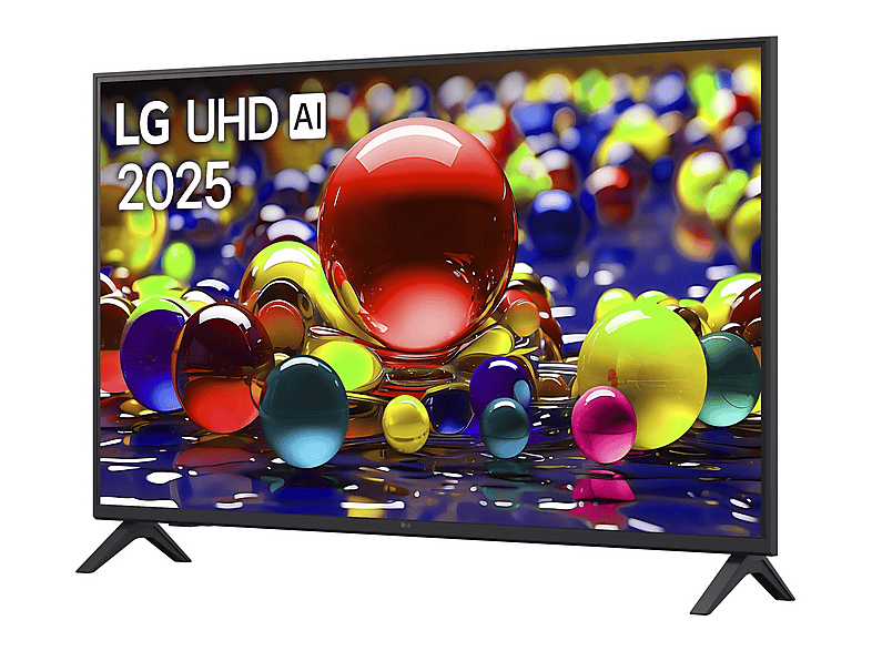 TV LED 55" - LG 55UA74006LB, UHD 4K, Α7 Gen8 AI Processor 4K, Smart TV, Azul ceniza