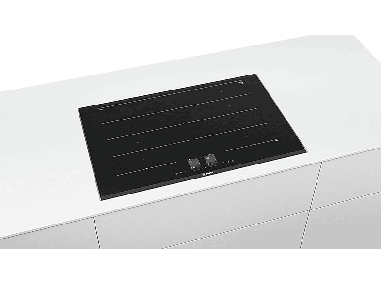 Encimera inducción - Bosch PXY875KW1E, 4 zonas, 816 mm, Negro