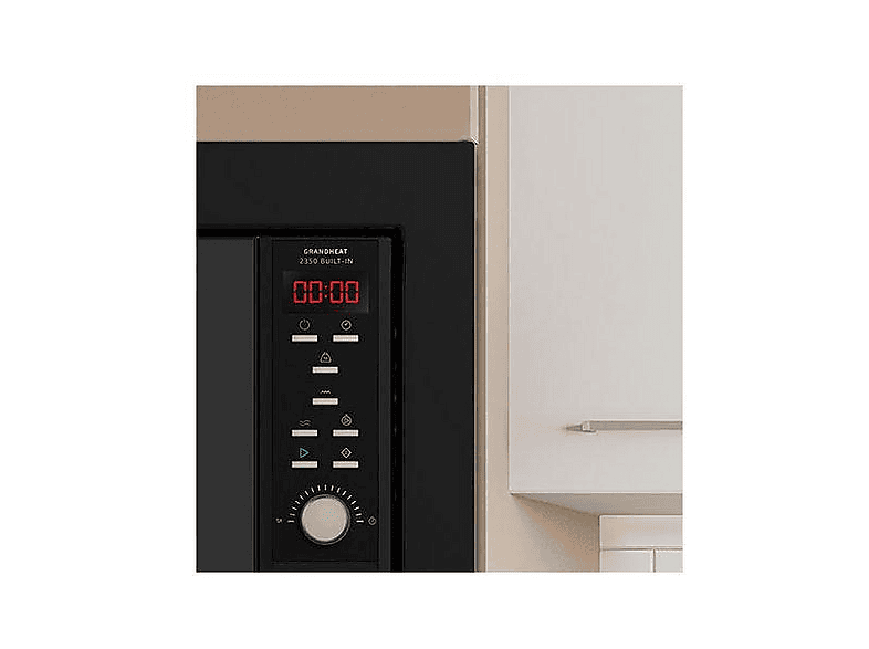 Microondas integrable - Cecotec GrandHeat 2350 Built-in Black, 1401 W, 6 potencia, 23 l, Negro