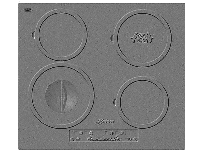 Placa de inducción - Kaiser 46127338, 4 zonas, 59 cm, Fris