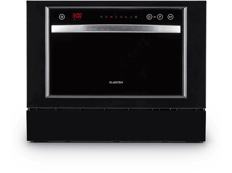 Lavavajillas compacto - Klarstein Amazonia 6, 6 servicios, 6 programas, 550 mm, Negro (ref. 86321030)