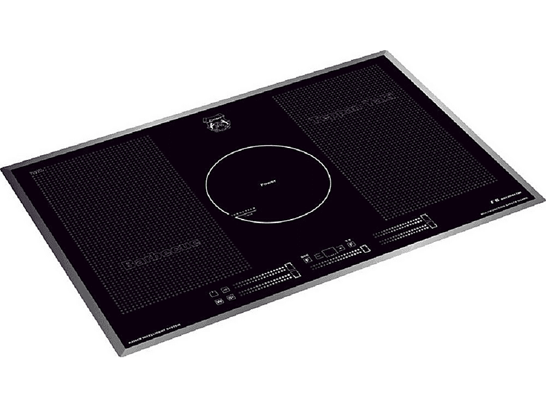 Placa de vitrocerámica - Kaiser EH 6326 SP, 5 zonas, 77 cm, Negro