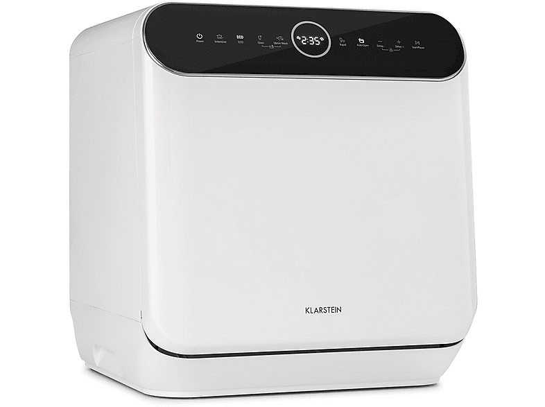 Lavavajillas compacto - Klarstein Oceana, 6 programas, 44 cm, Blanco
