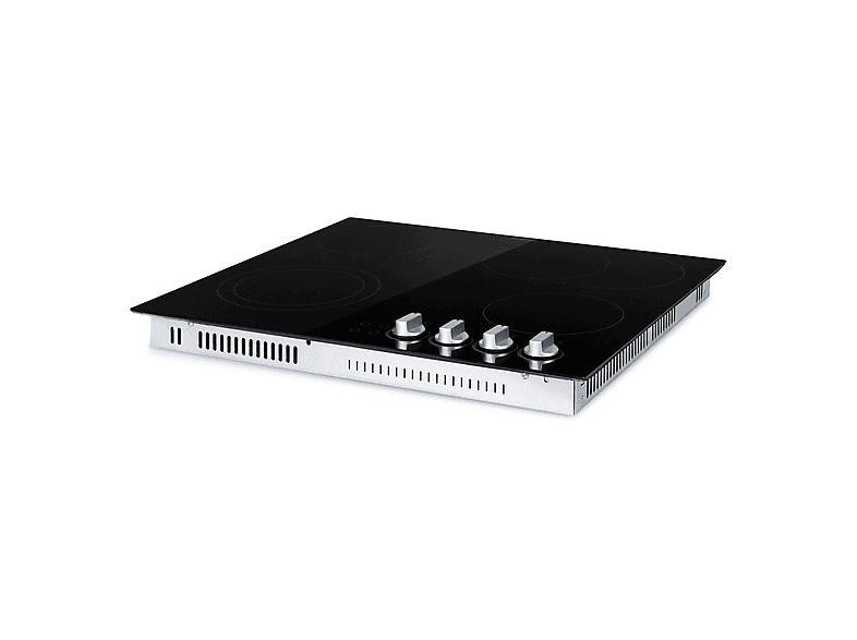 Placa de vitrocerámica - Klarstein EasyCook, 4 zonas, 59 cm, Negro
