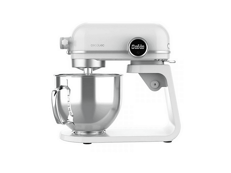 Amasadora - Cecotec Twist&Fusion 4500 Luxury White, 800 W, Blanco