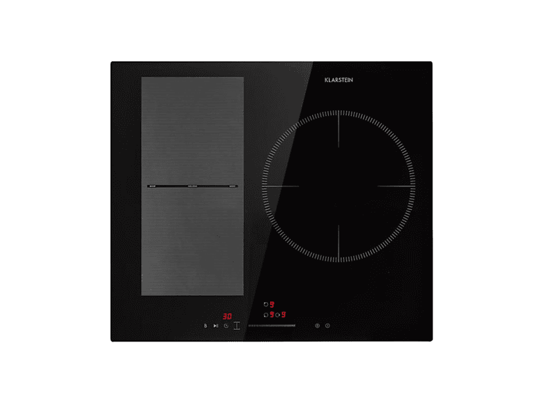 Placa de inducción - Klarstein Delicatessa 3 Flex, 3 zonas, 59 cm, Negro