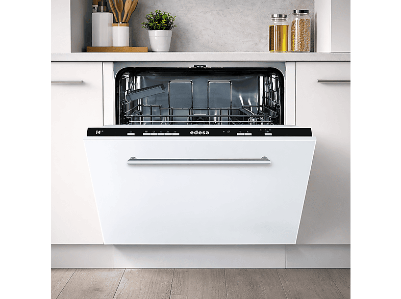 Lavavajillas Integrable 60 cm - Edesa EDB-6130-I, 13 servicios, 5 programas, 60 cm, Blanco
