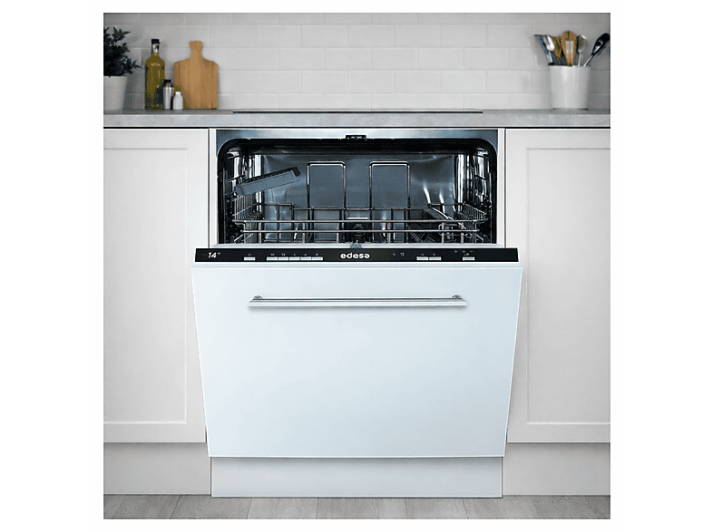 Lavavajillas Integrable 60 cm - Edesa EDB-6130-I, 13 servicios, 5 programas, 60 cm, Blanco
