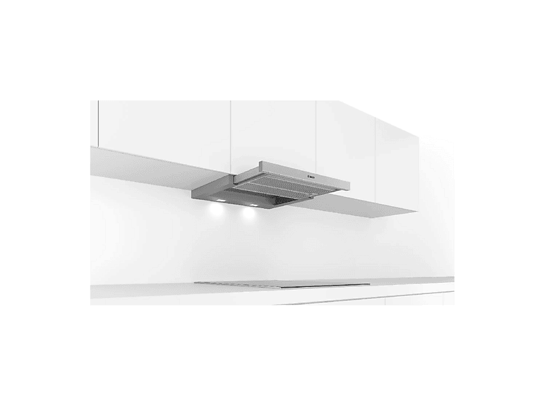 Campana telescópica - Bosch DFS067A51, 4 velocidades, 727,7 m³/h, 598 mm, Grey