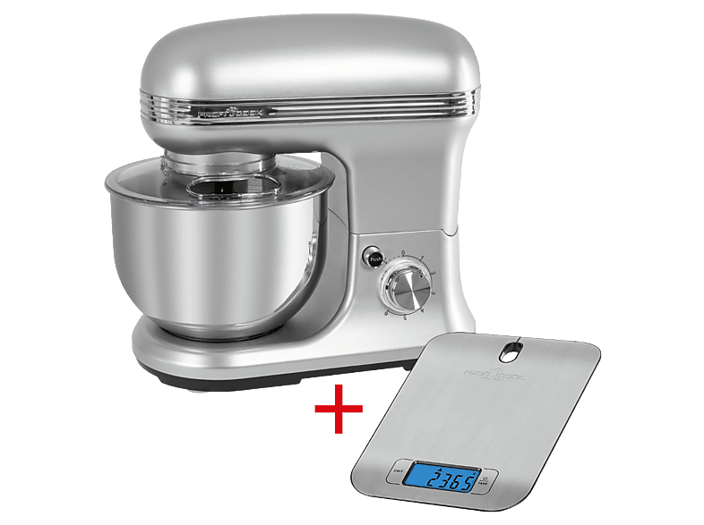 Robot de cocina - Proficook 501222, 1200 W, 5 l, Inox