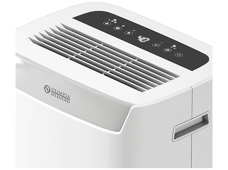 Deshumidificador - Olimpia Splendid 02063, 2 l, 75 m³, Blanco