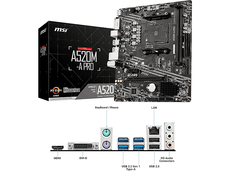 PC Gaming - Joybe Computers Gaming Pro Avanzado AMD RYZEN 5 5600G, 16 GB RAM, 1 TB SSD, Radeon™ RX Vega 7, Windows 11 Pro, Negro