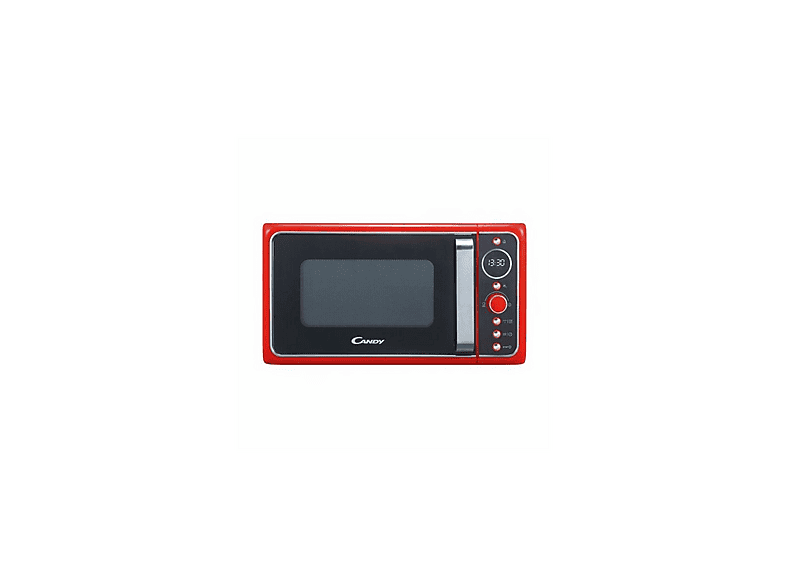 Microondas - Candy DIVO G20CR, 1200 W, 6 potencia, 20 l, Rojo