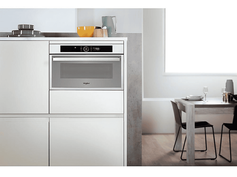 Microondas integrable - Whirlpool AMW 731/WH, 1000 W, 8 potencia, 31 l, Blanco