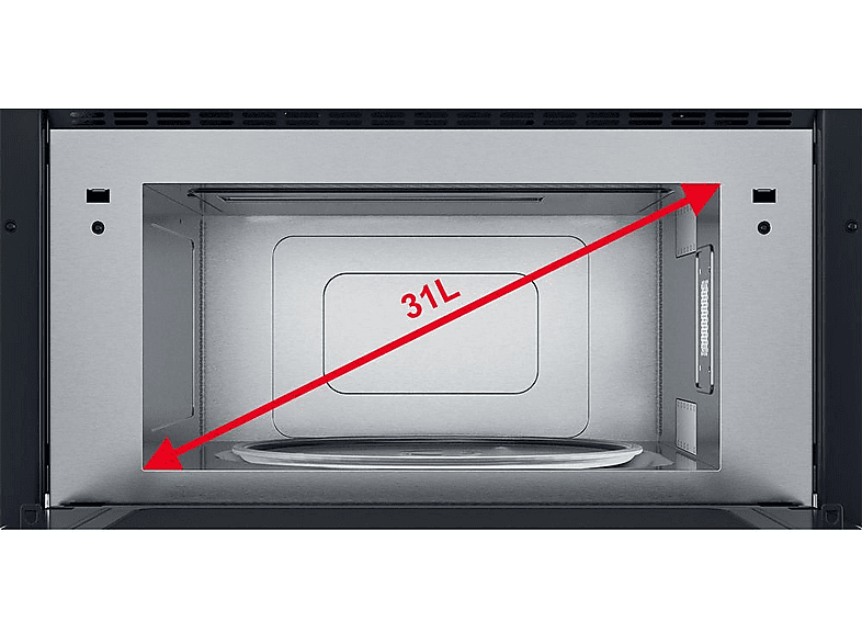 Microondas integrable - Whirlpool AMW 731/WH, 1000 W, 8 potencia, 31 l, Blanco