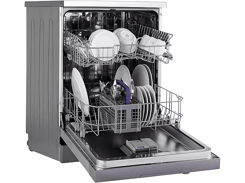 Lavavajillas libre instalación 60 cm - Beko DVN05320X, 13,0 servicios, 4,0 programas, 59,8 cm