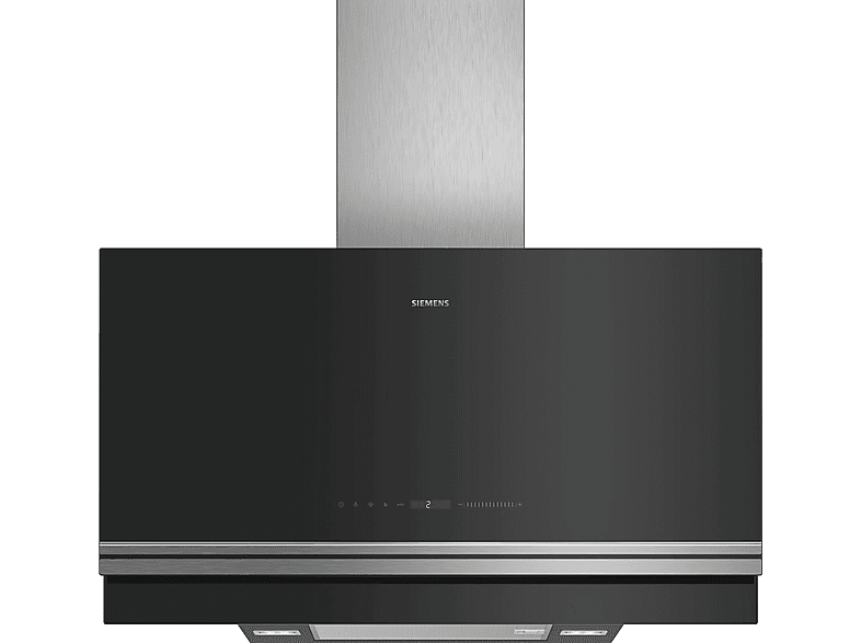 Campana decorativa - Siemens LC97FVW60, 3 velocidades, 730 m³/h, 890 mm, Negro