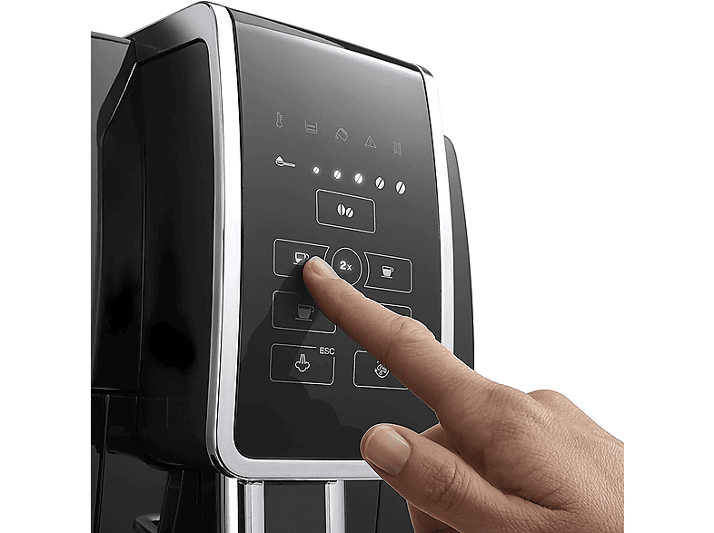 Cafetera superautomática - Delonghi ECAM 350.15.B, 15 bar, 1450 W, 2 tazas, Negro