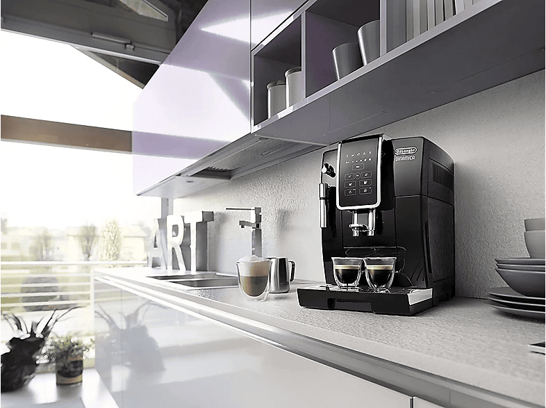 Cafetera superautomática - Delonghi ECAM 350.15.B, 15 bar, 1450 W, 2 tazas, Negro