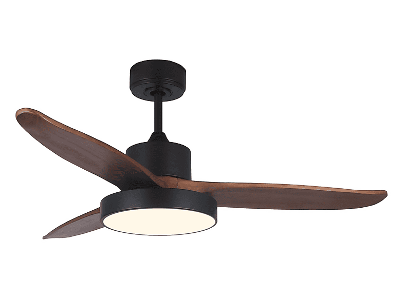 Ventilador de techo - Klassfan DARKWIND, 40 W, 6 velocidades, Negro