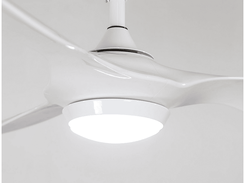 Ventilador de techo - Klassfan HELIX WHITE, 40 W, 6 velocidades, Blanco