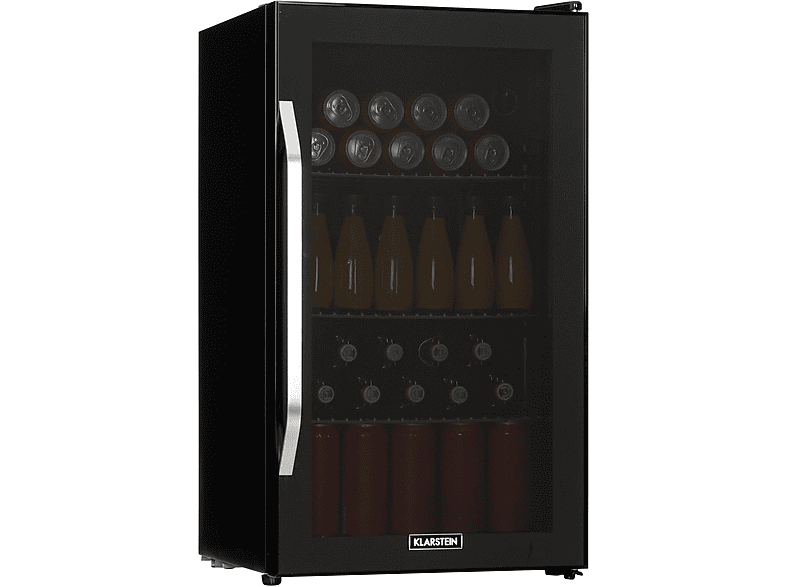 Nevera pequeña - Klarstein Beersafe XXL, Altura 84,50 cm, Negro