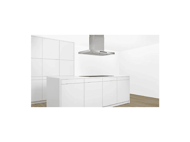 Campana de isla - Bosch DIB97IM50, 3 velocidades, 754 m³/h, 898 mm, Inox