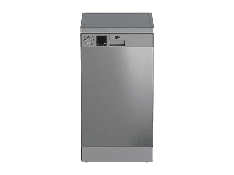 Lavavajillas libre instalación 45 cm - Beko DVS05024X, 10,0 servicios, 5 programas, 45 cm