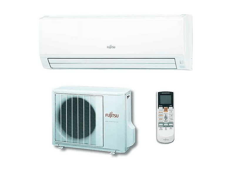 Aire acondicionado Split 1 x 1 - Fujitsu ASY50-KL SPLIT PARED, 17750 fg/h, Función Inverter, Blanco